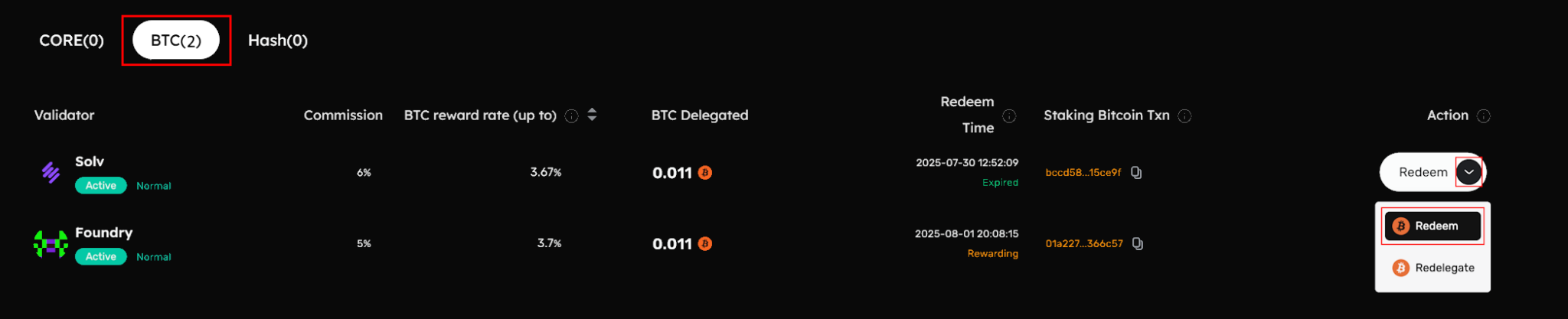 install-coredao-app-on-ledger