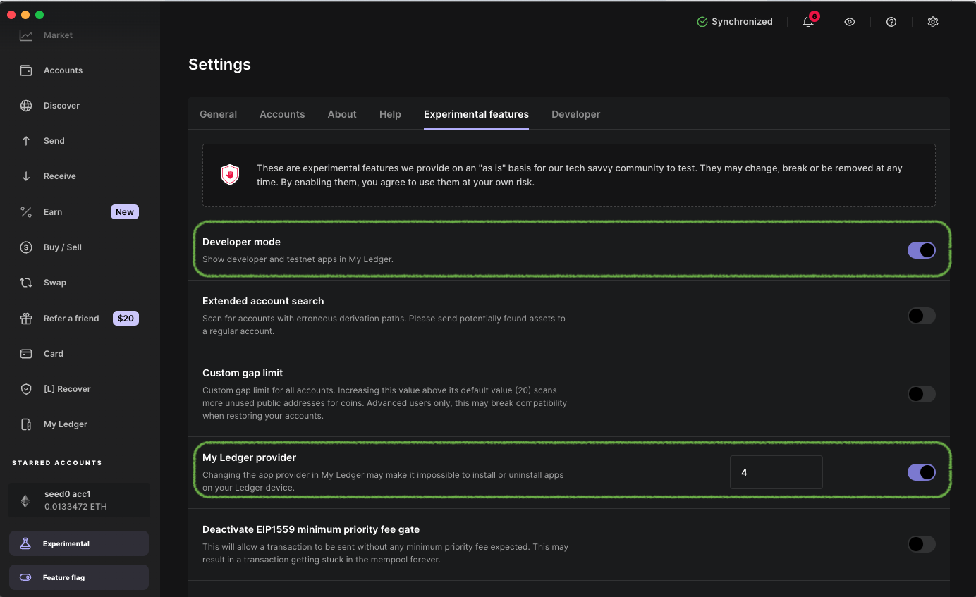 Using Ledger Hardware Wallets for BTC Staking on Core | Core DAO Official  Documentation
