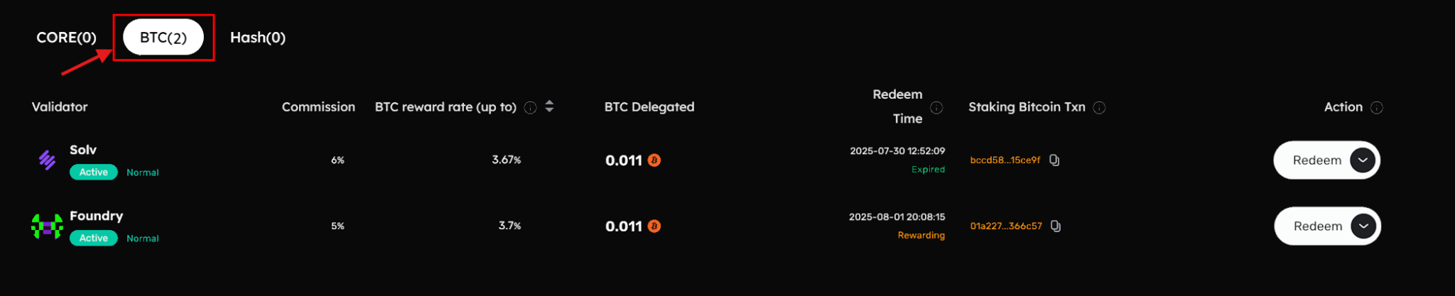 install-coredao-app-on-ledger